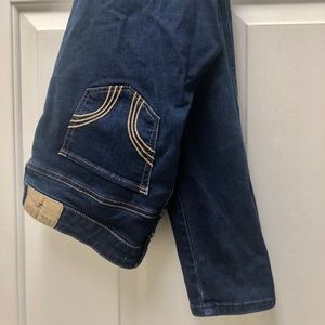 Hollister dark skinny jeans